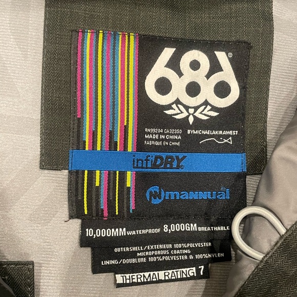 686 Legacy Mannual Jacket Grey S Small - Picture 7 of 11